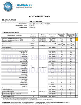NGN Nord 5W-30 отработка Nissan Pathfinder после 10 000км Фараон Иванович копия.jpg