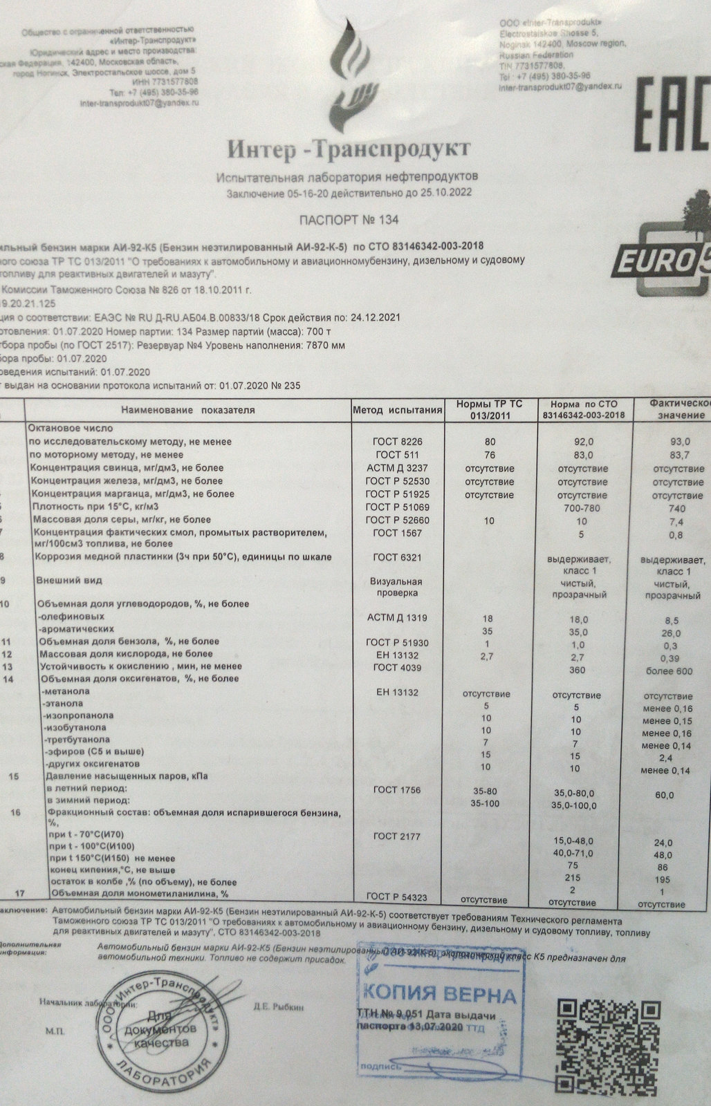 Какой бензин лучше? - Страница 361 - Топливо и АЗС - Форум oil-club.ru -  Выбор моторных масел, трансмиссионных жидкостей, антифризов, топлива,  смазок. Форум экспертов и любителей.