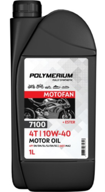 Polymerium motofan. Масло моторное Polymerium Moto-Fan 4t 10w-40 1l. Масло SG,sh,SJ моторное.